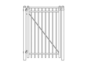 Guardsman_Gates_gate_flat-top_single